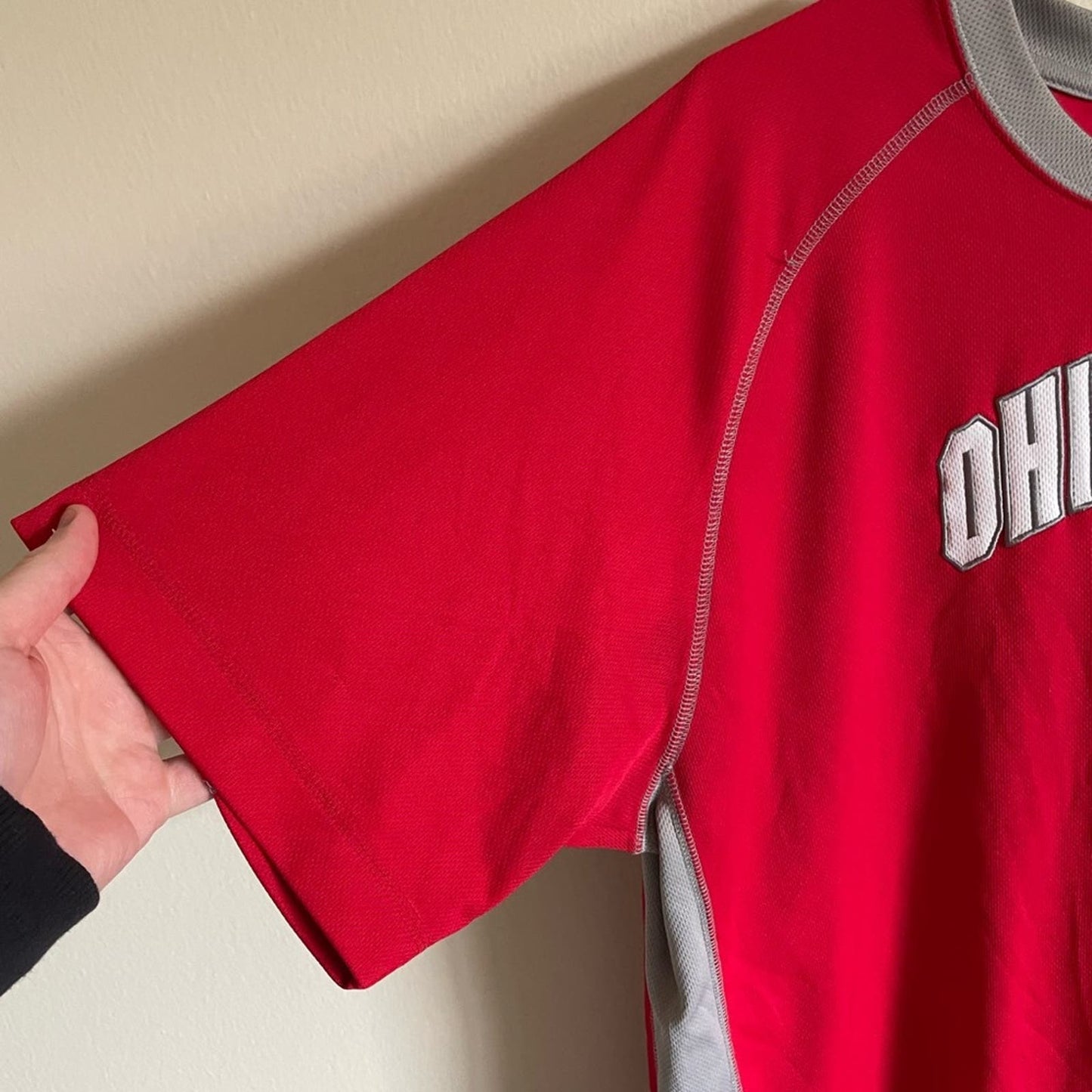 Nike Ohio State Buckeyes Vintage Y2K NCAA Basketball Warm-Up Shirt