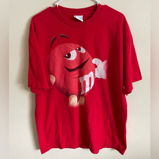 M&M’s Red Big Face Graphic T-shirt 2011