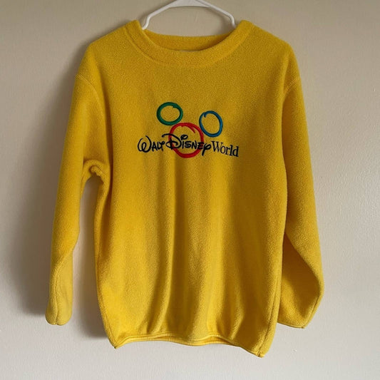 Vintage Disney World Fleece Crewneck Sweatshirt